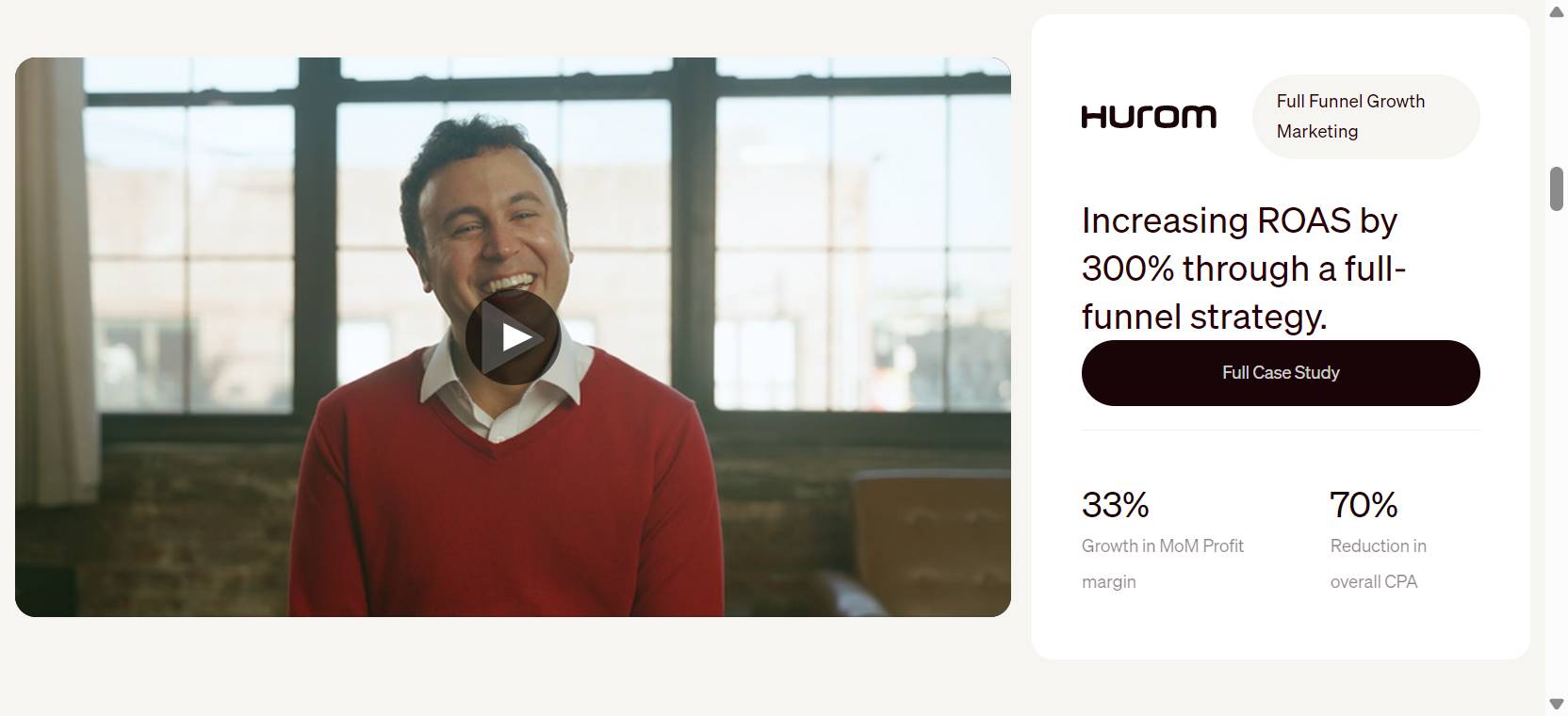 inBeat four pillars: Influencer + UGC, Strategy, Media + Measurement, Performance Creative
