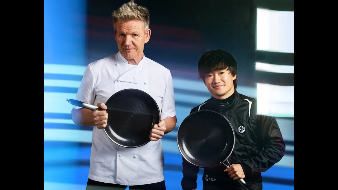 Gordon Ramsay in a HexClad commercial
